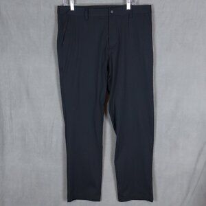 Rhone Commuter Pants Mens 35x30 Black Chino Straight Leg Golf Performance